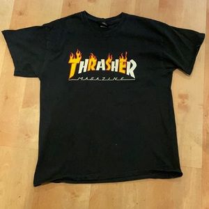 Black thrasher shirt